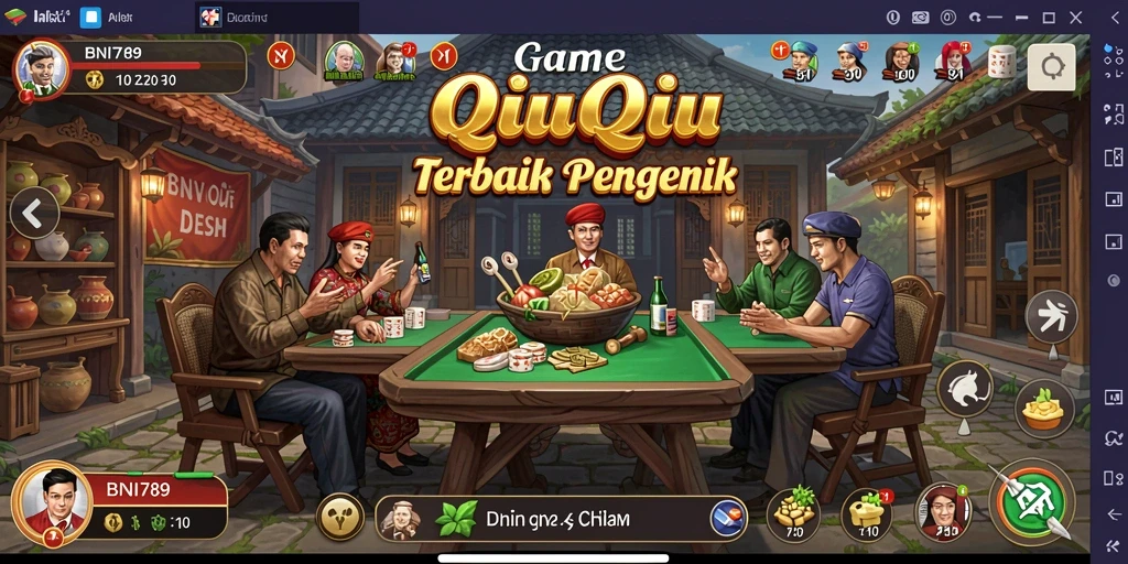 Gameplay QiuQiu yang seru dan menantang di BNI789.