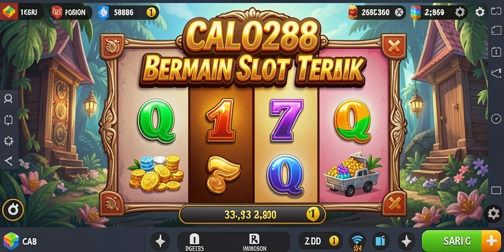 Tampilan gameplay Slot CALO288 yang menegangkan dan menarik.