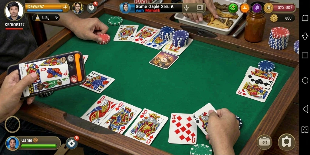 Tampilan gameplay DEWI567 yang menarik dalam bermain Gaple.