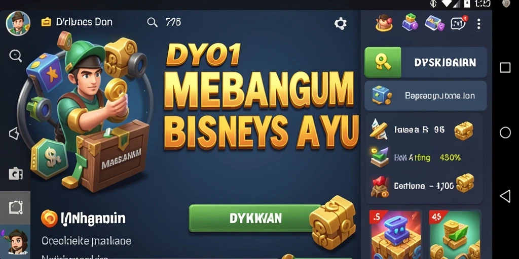 Tampilan gameplay Tycoon yang menakjubkan dan interaktif.