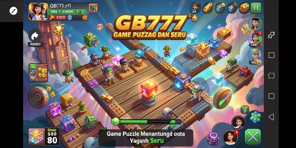 Tampilan gameplay GB777 yang seru dan menantang dalam kategori Puzzle.