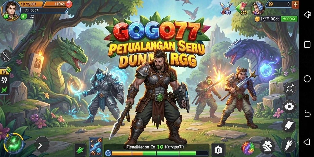 Tampilan gameplay RPG GOGO77 yang menarik dan penuh aksi.