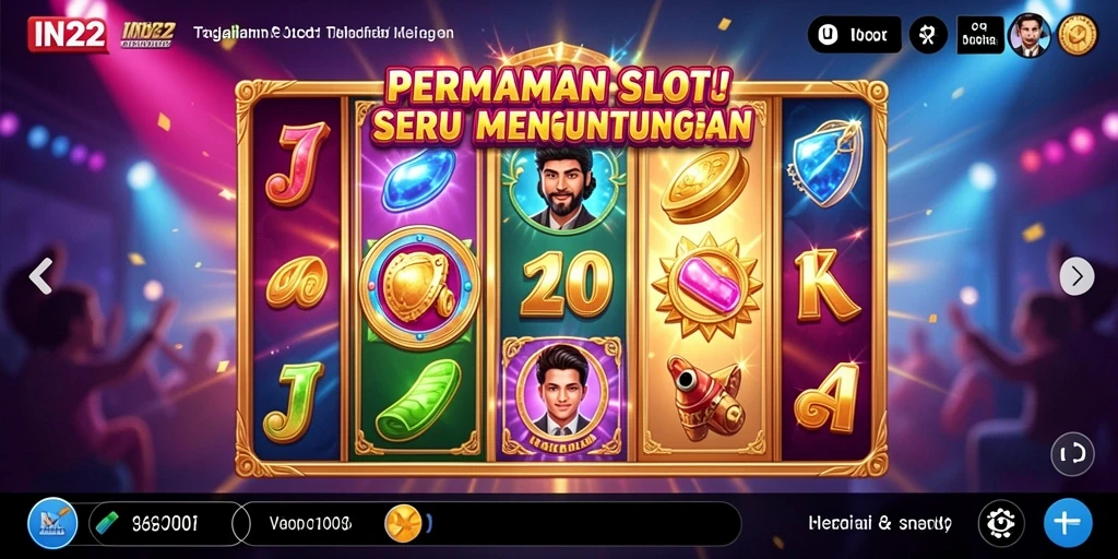 Tampilan menarik dari gameplay IN22 yang seru dan menguntungkan.