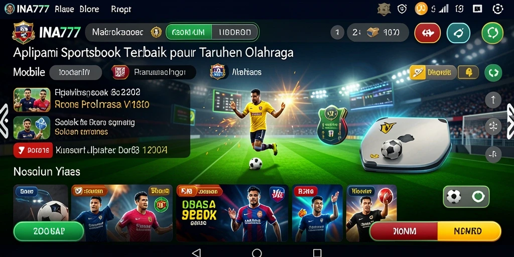 Tangkapan layar gameplay Sportsbook yang menarik dan interaktif dari INA777.
