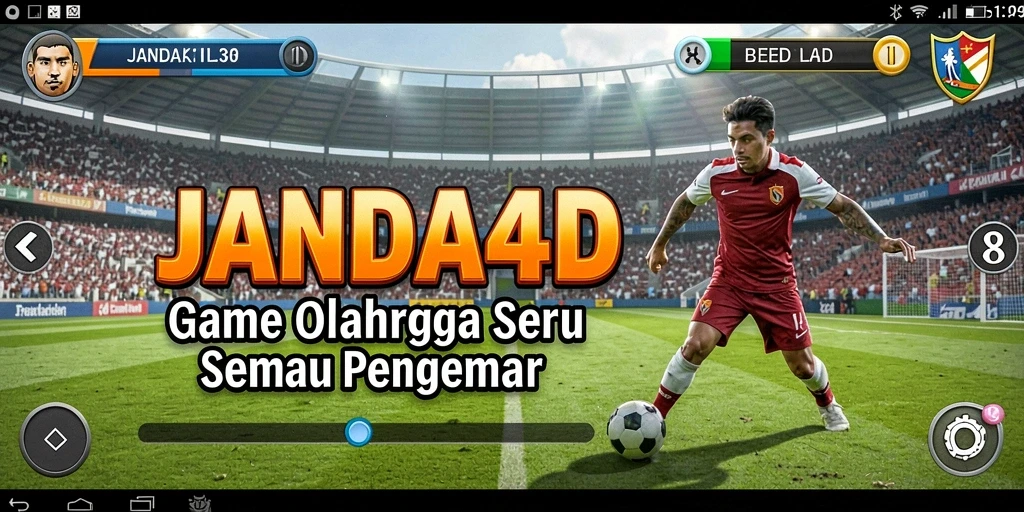 Tampilan gameplay JANDA4D yang mendebarkan dan seru.