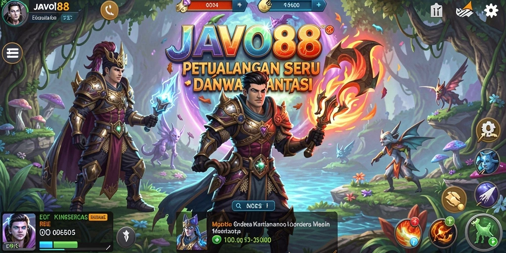 Tampilan gameplay JAVO88 yang menawan dan penuh aksi.