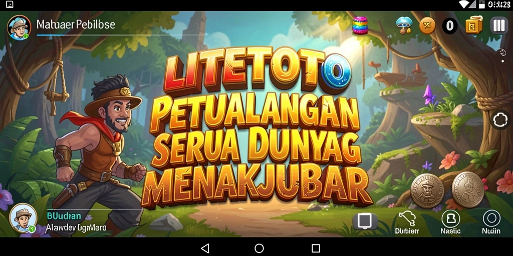Tangkapan layar gameplay LITETOTO yang menampilkan petualangan seru.