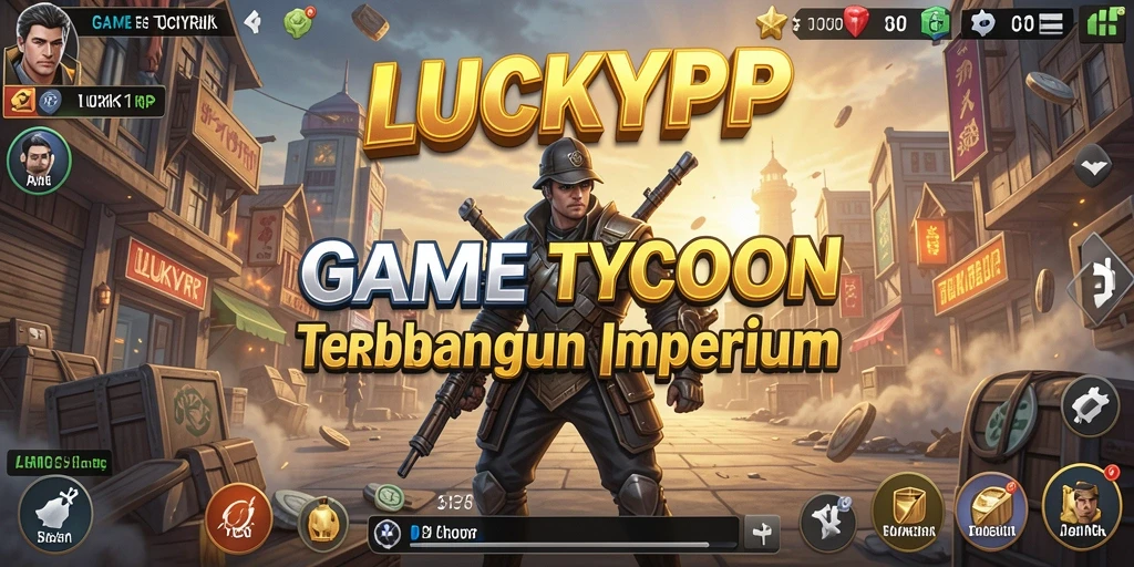 Tampilan gameplay Tycoon yang menarik dari LUCKYRP.