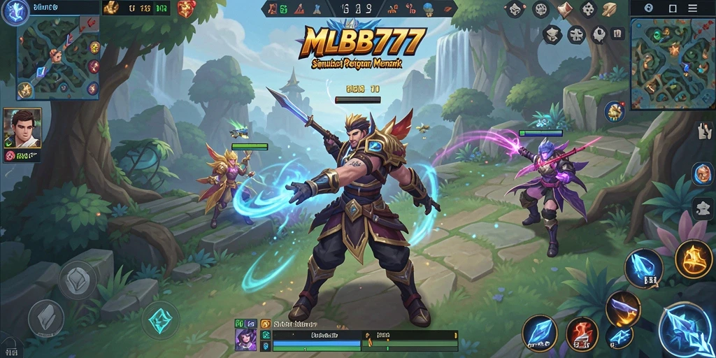 Tampilan gameplay menarik di MLBB777 dengan grafis memukau.