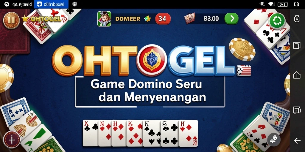 Screenshot gameplay OHTOGEL menunjukkan tantangan dan keseruan dalam bermain Domino.