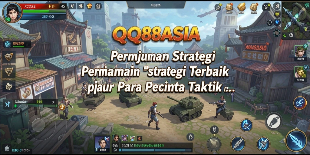 Tangkapan layar gameplay QQ88ASIA yang menunjukkan pertarungan strategi intens.
