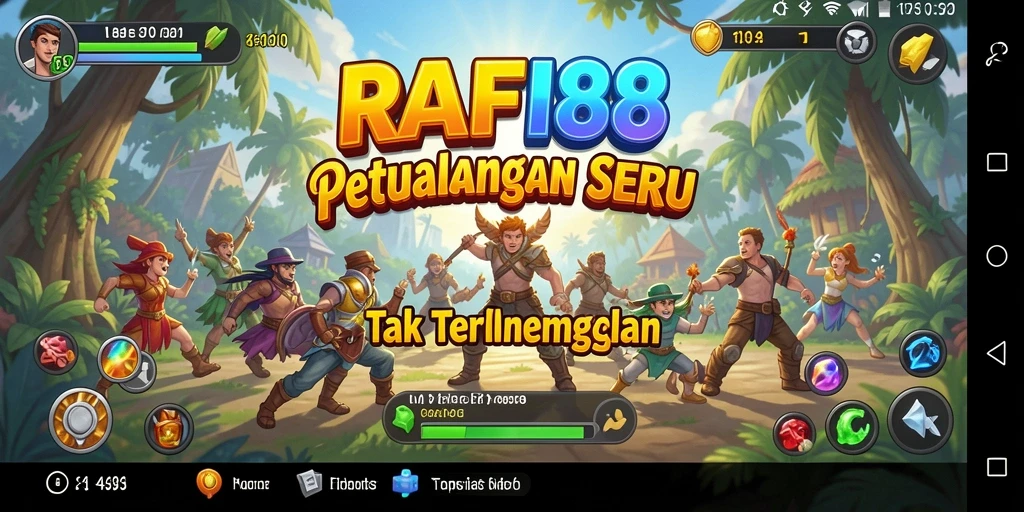 Screenshot utama gameplay RAFI88 yang menampilkan petualangan seru.