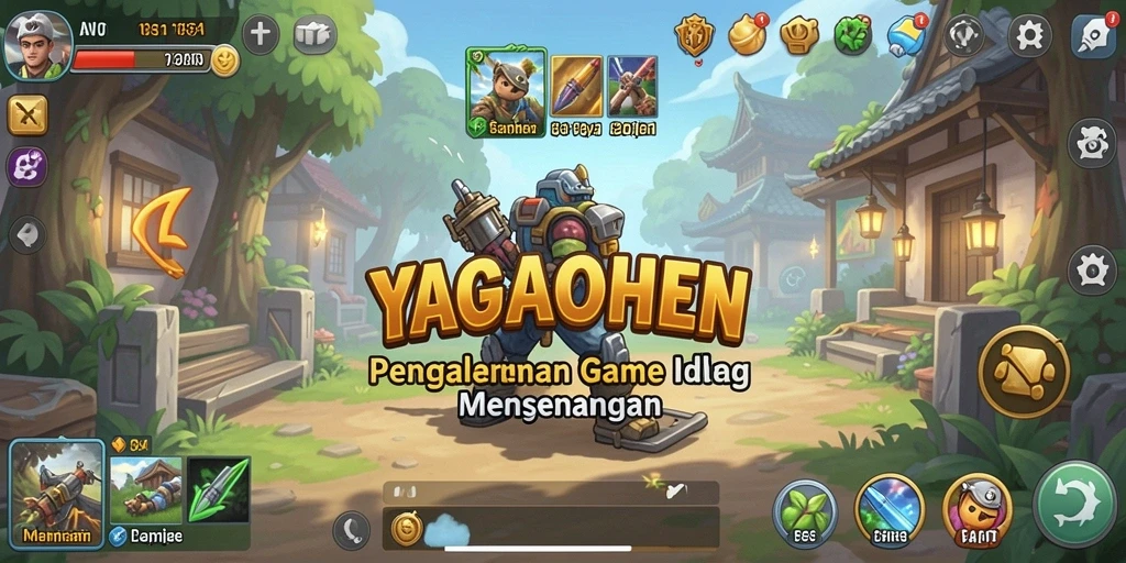 Tampilan gameplay menarik dari YAGAOHEN yang memikat.